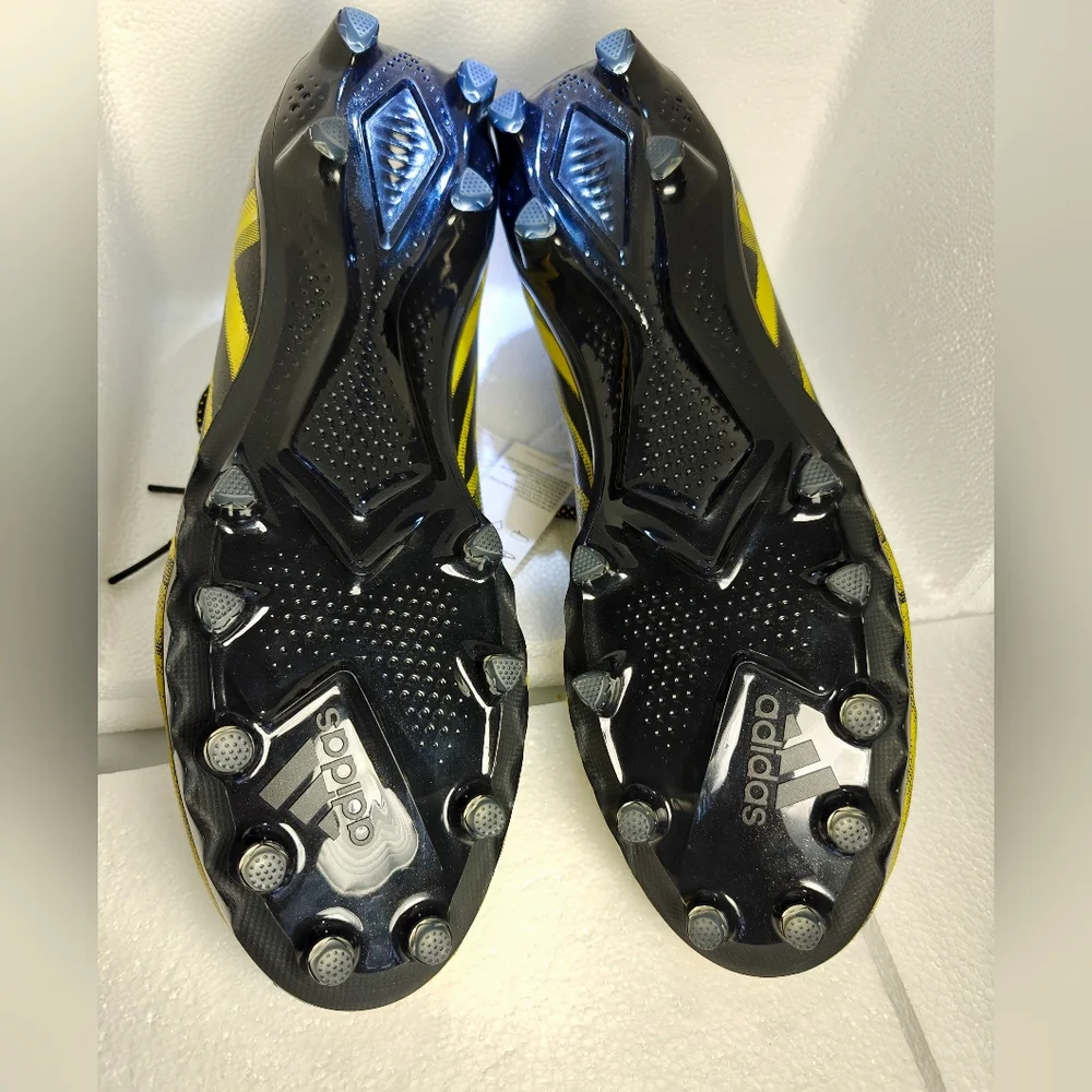 Mens Adidas Freak-23 Inline Football Cleats Black Gold HP2446 Men’s Size 15 NWT